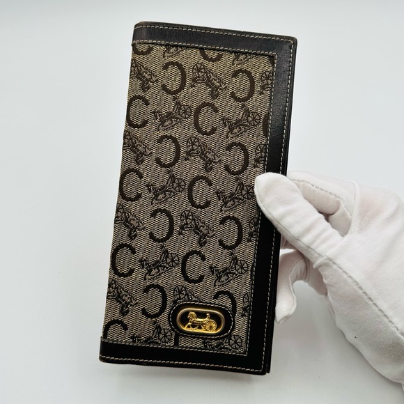 Celine Long Bi Fold Wallet Vintage - Picture 1 of 9
